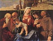 Lorenzo Lotto, Madonna and Child with Saints